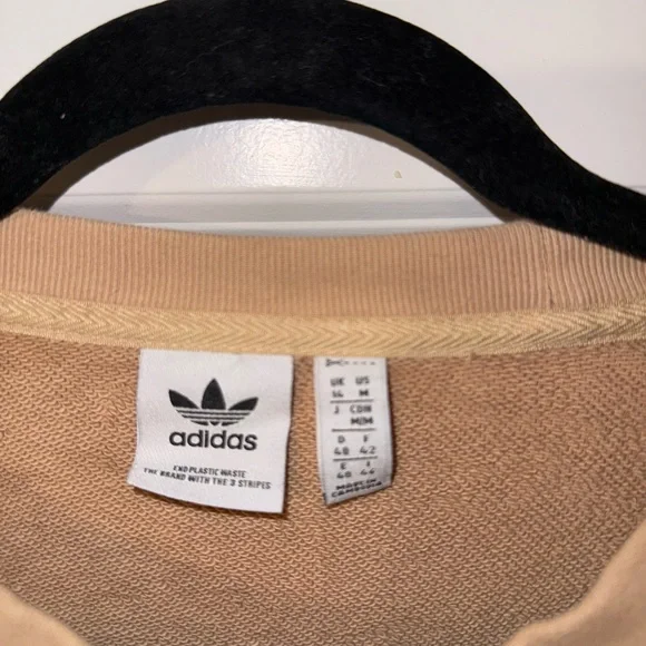 Adidas Women's Leopard Print Sweater - Brown and Purple - Picture 7 of 8